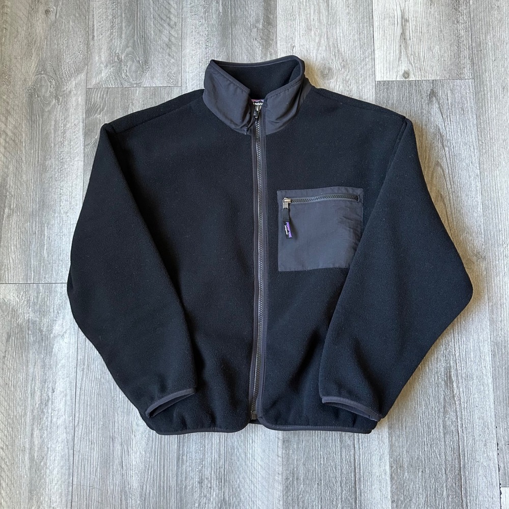 Patagonia Synchilla Black Fleece Jacket Women's Small NWT